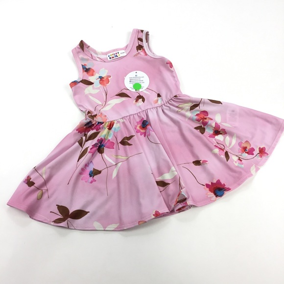 Dot Dot Smile Other - NWT Dot Dot Smile Tank Dresses Twirly Pink Floral